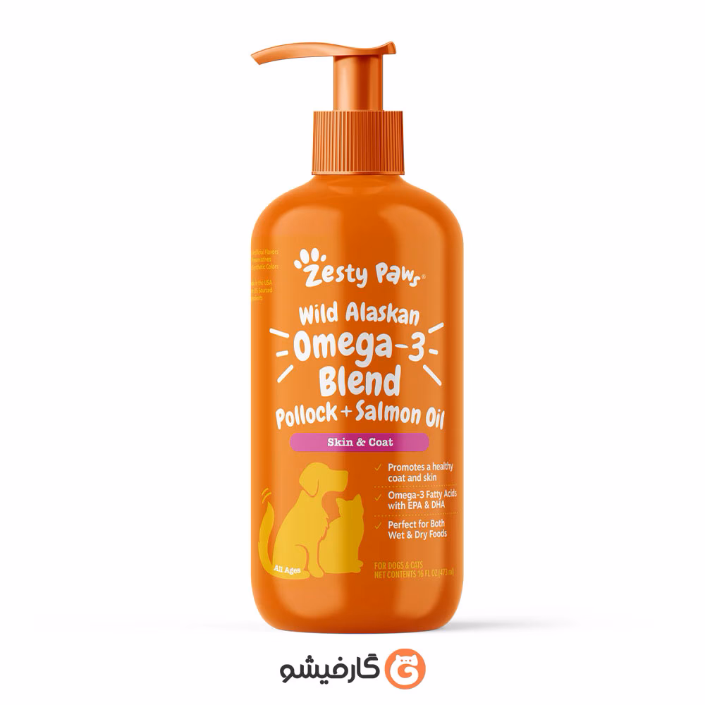 Zesty Paws, Wild Alaskan Salmon Oil Formula