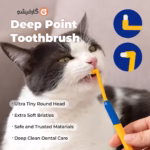 Micro Tiny Pet Toothbrush for Small Cats ۲