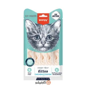 wanpy kitten chicken and cod