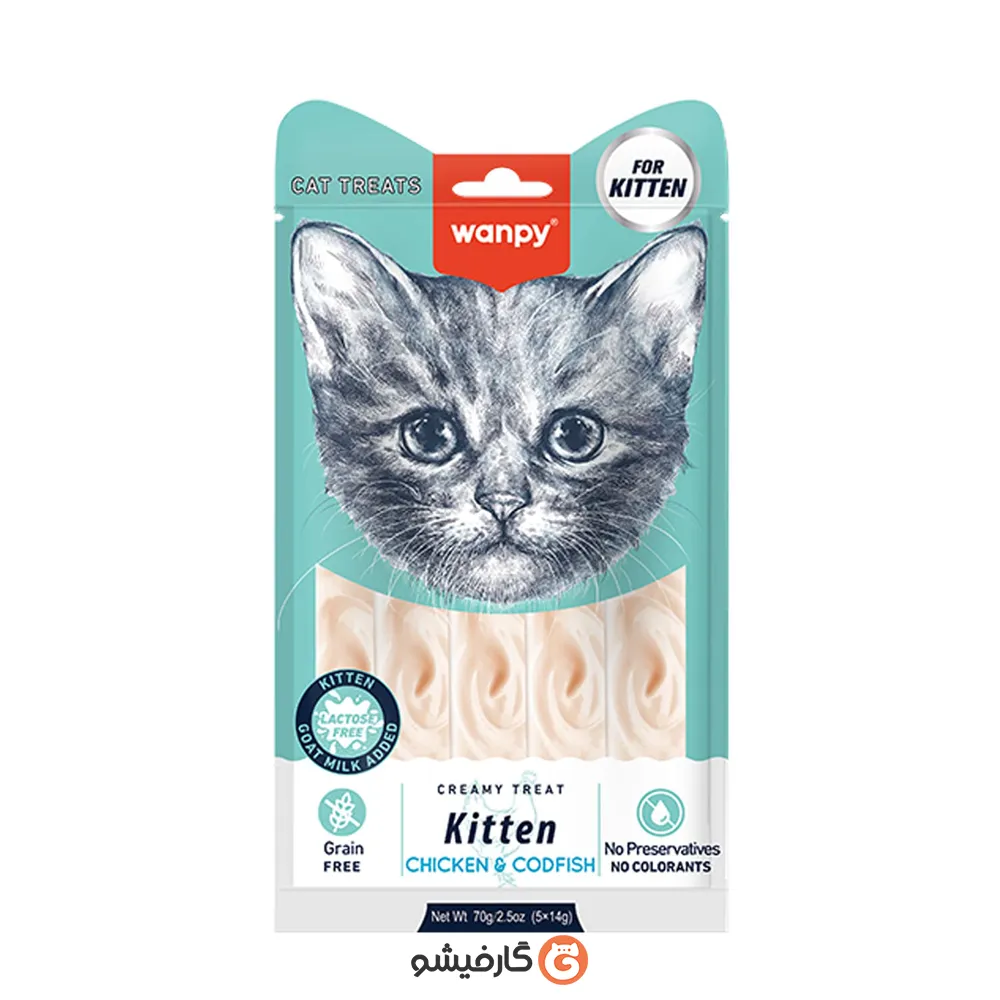 wanpy kitten chicken and cod